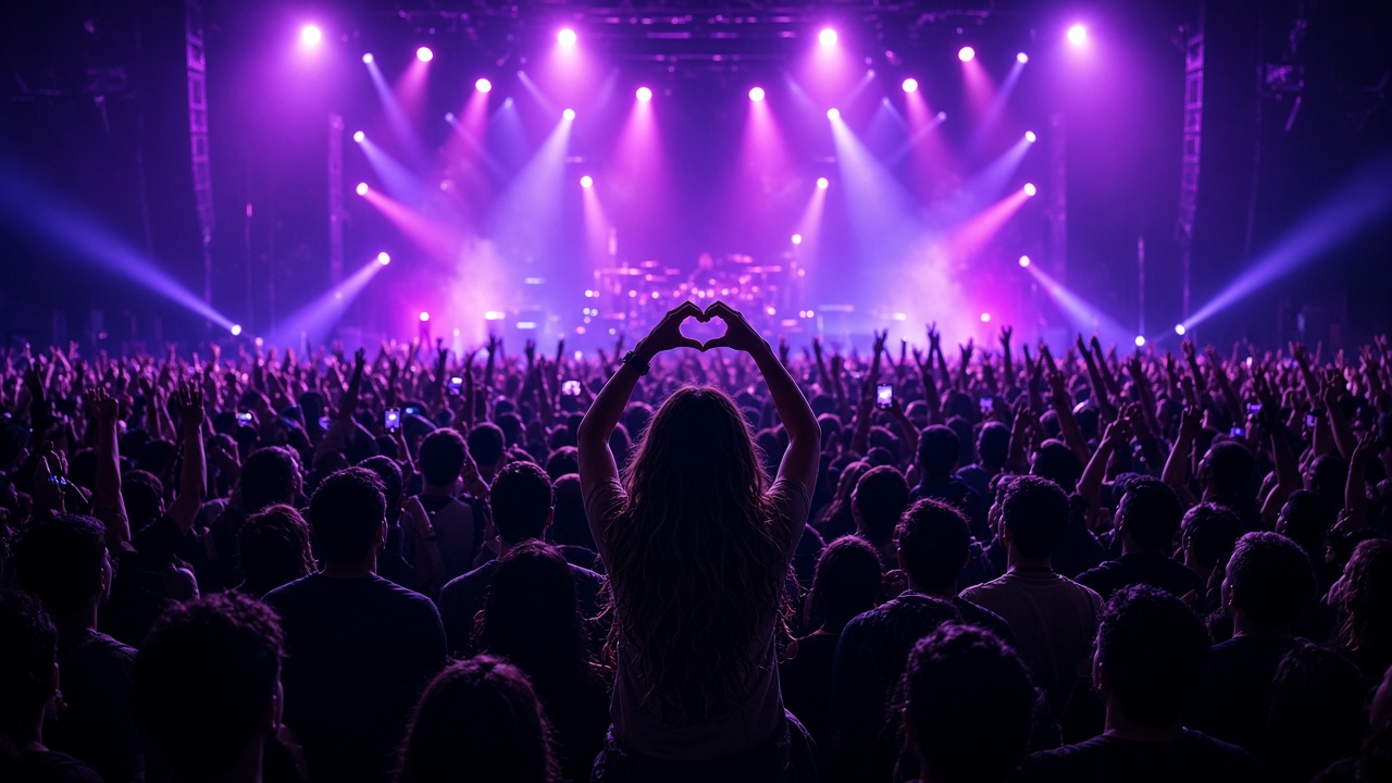 Público en un concierto
